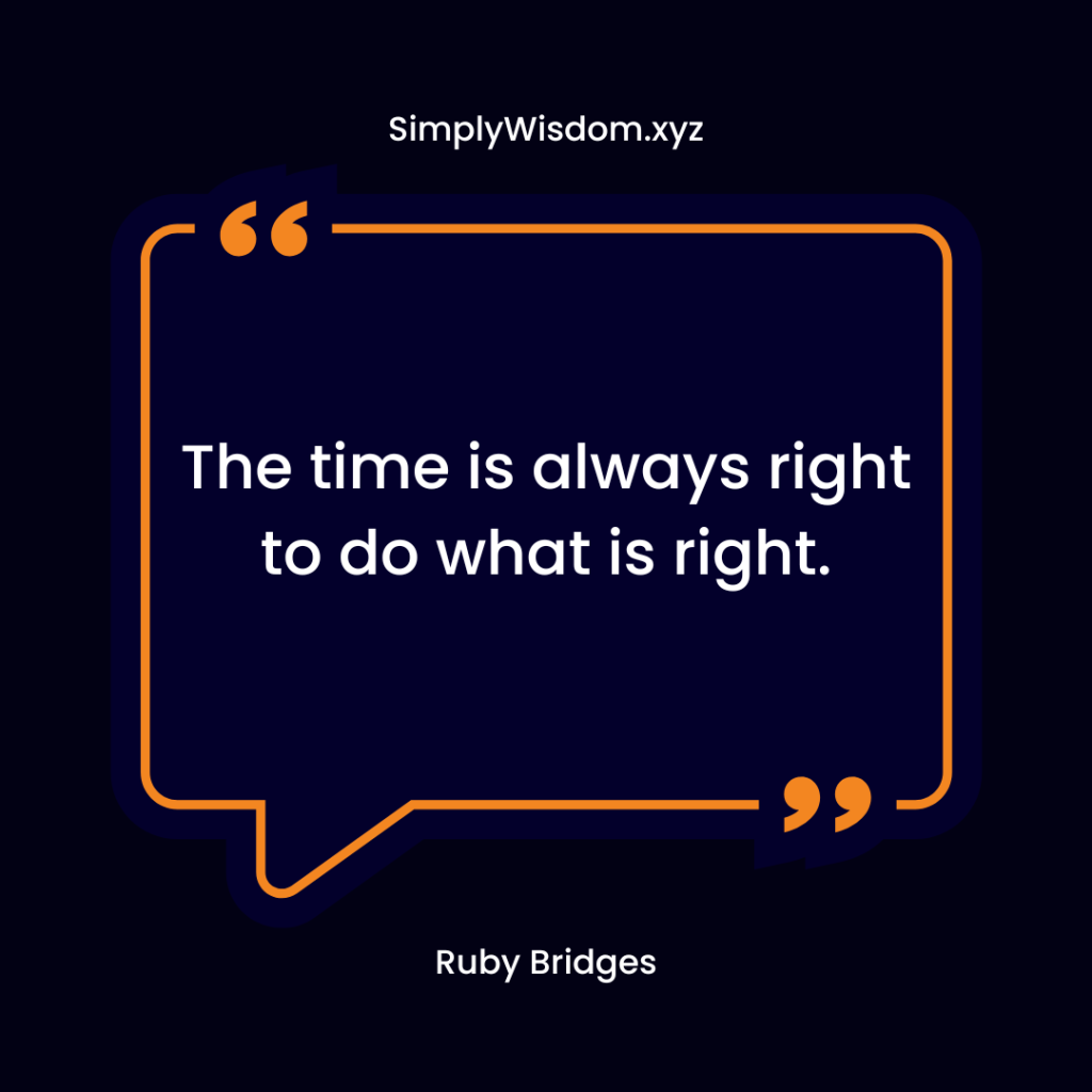 ruby bridges quotes