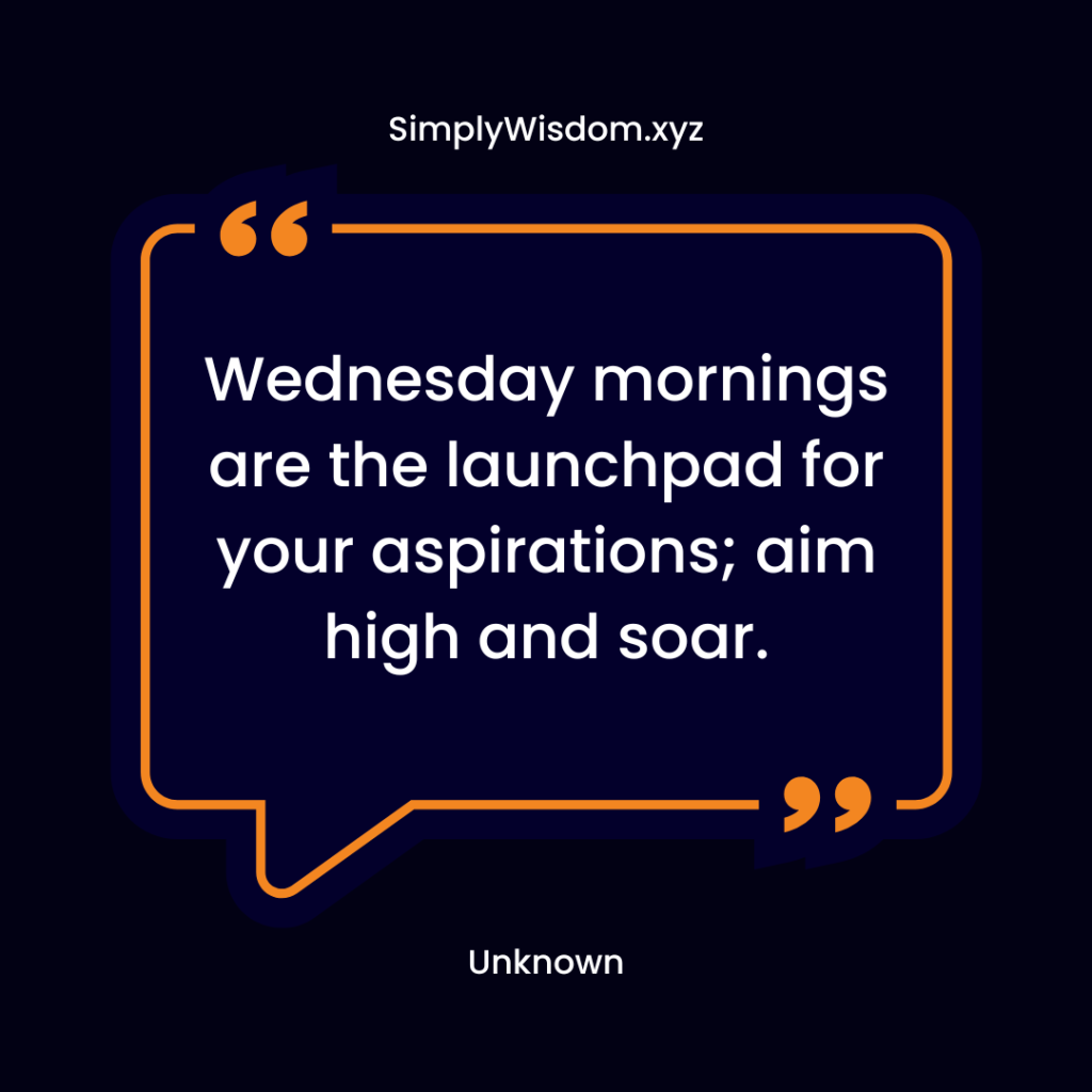wednesday morning quotes