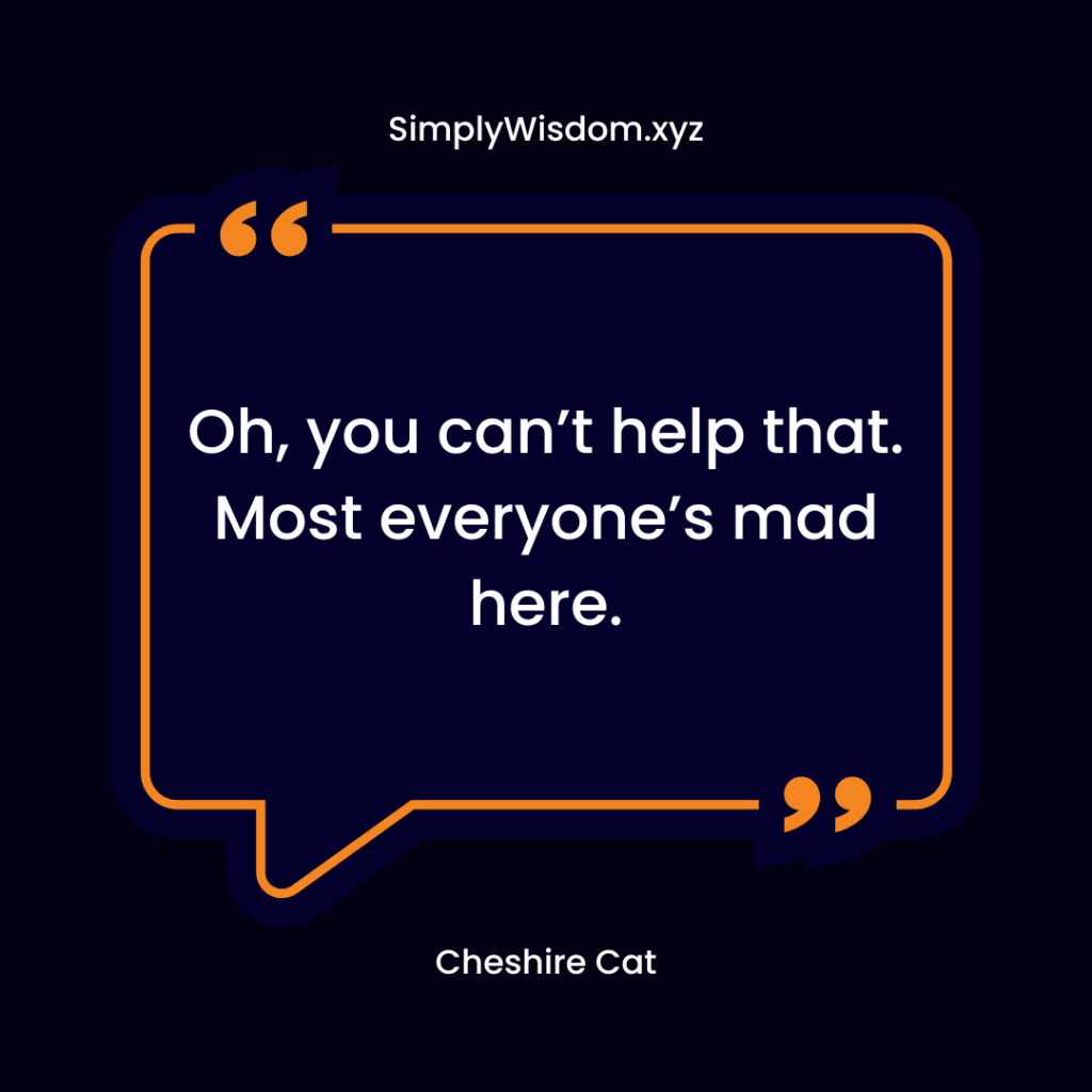 cheshire cat quotes